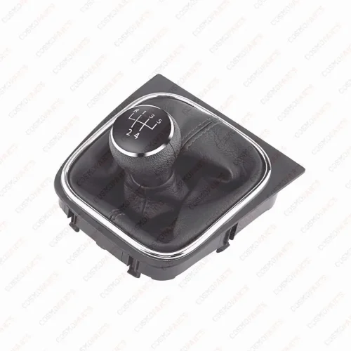 Pomo y Funda Cuero Volkswagen Golf 5 - 6 - Passat 5 Velocidades Nuevo