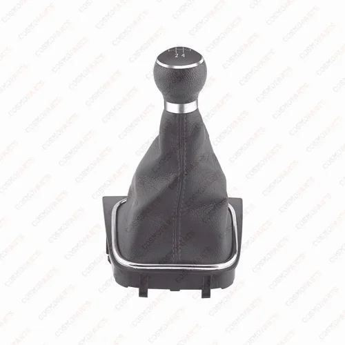 Pomo y Funda Cuero Volkswagen Golf 5 - 6 - Passat 5 Velocidades Nuevo